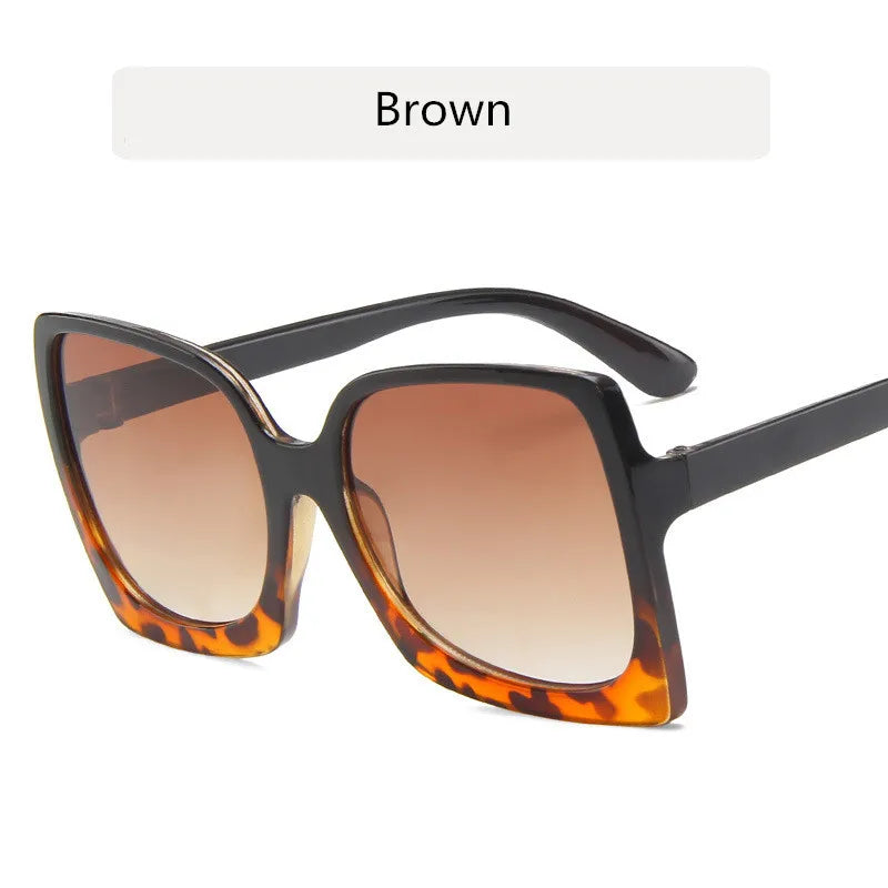 Oversized Cat Eye Sunglasses - Classic Retro Vintage Fashion UV400 for Women