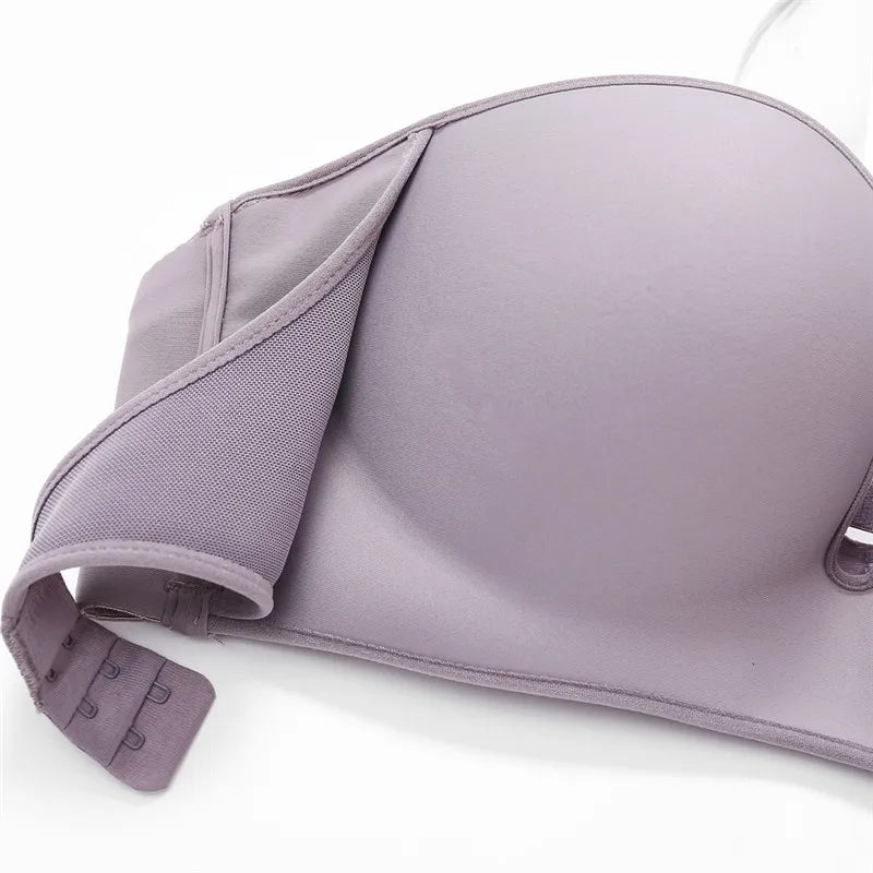 Front Closure Push Up Bra - Women Brassiere Strapless Seamless Bralette ABC Cup