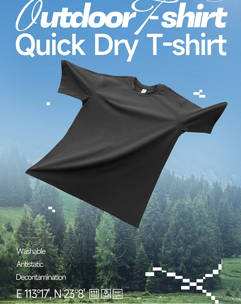 Unisex Quick Dry Sportswear Breathable Soft T-Shirt