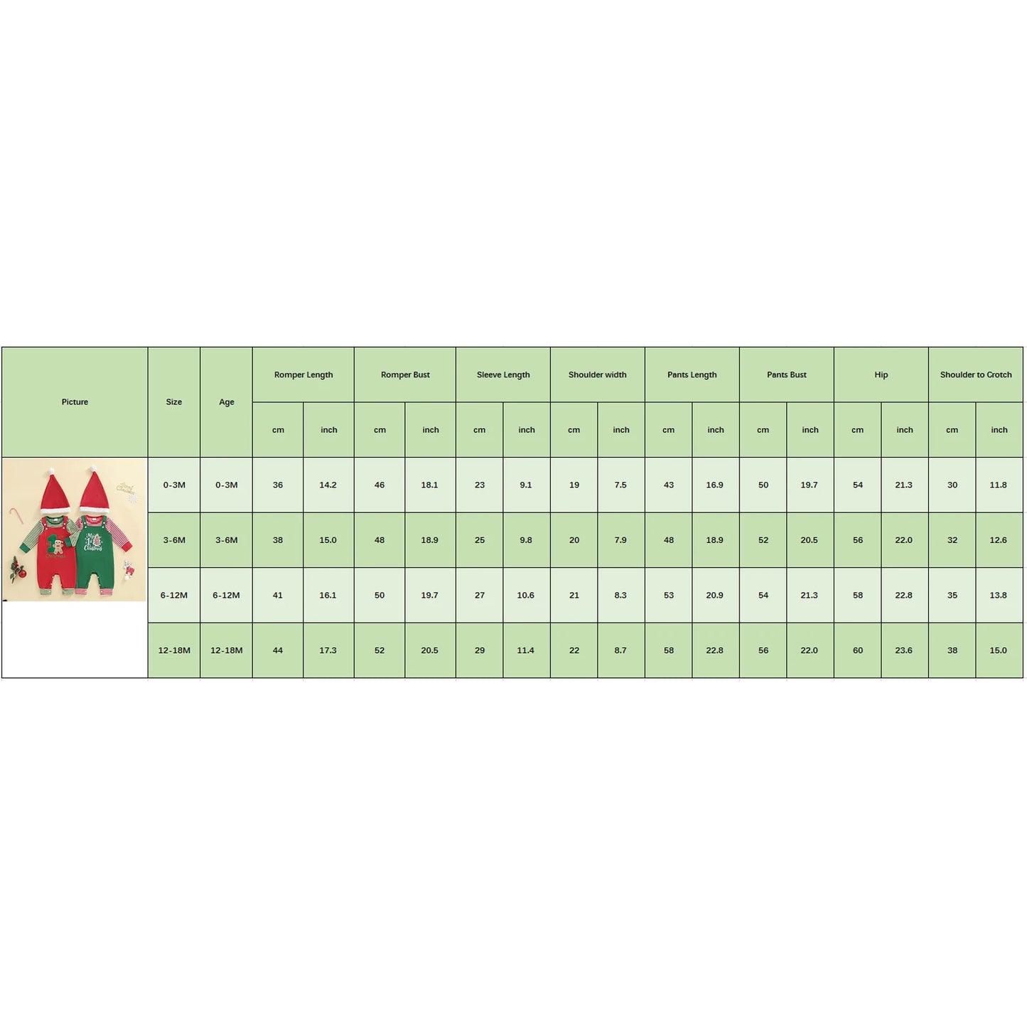 Newborn Baby Boys Fall Winter Christmas Clothes Set - Stripe Long Sleeve Romper, Embroidery Overall Pants & Hat
