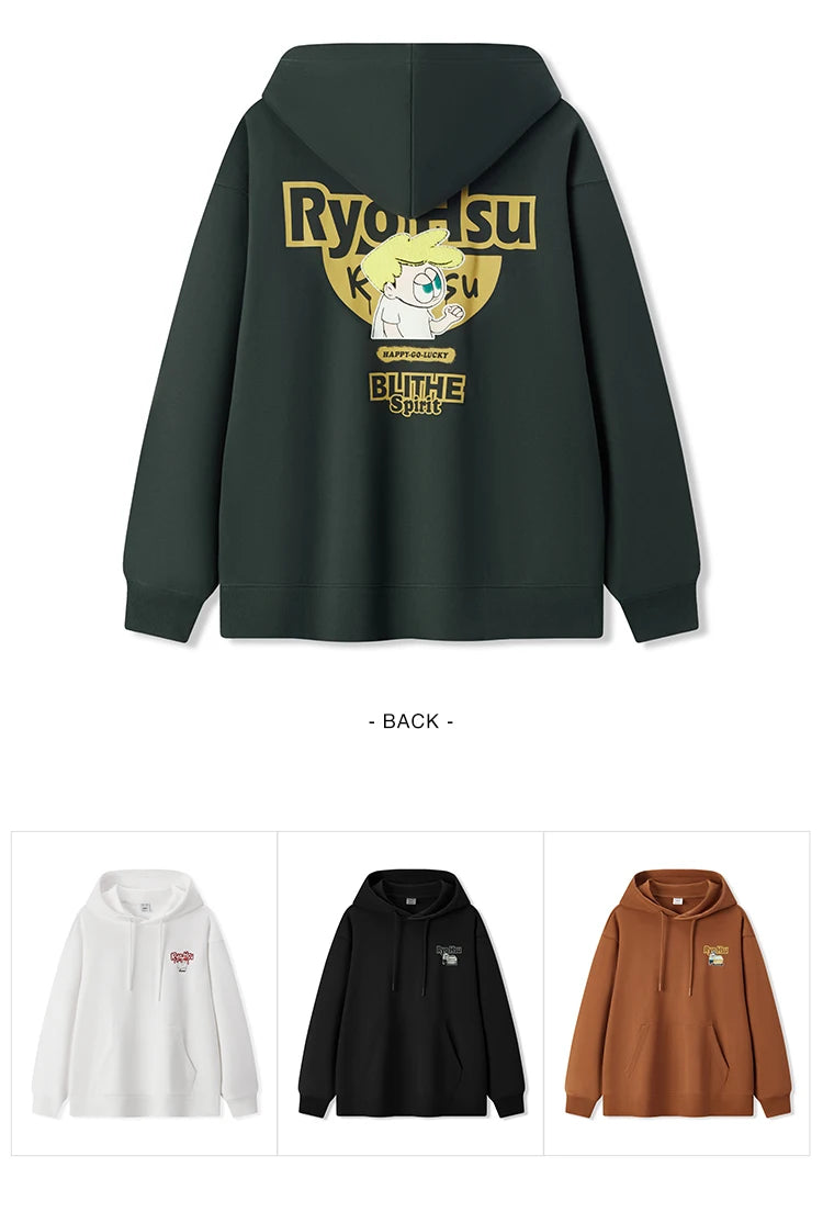 Men's Winter Campus Hoodie - Couple Matching Hooded Sweatshirt 2025