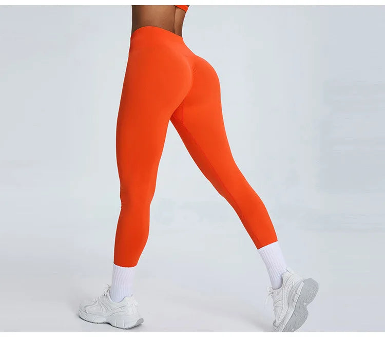 Women's High Waist Yoga Pants Fitness Running Tights Push Up Sports Gym Workout Leggings