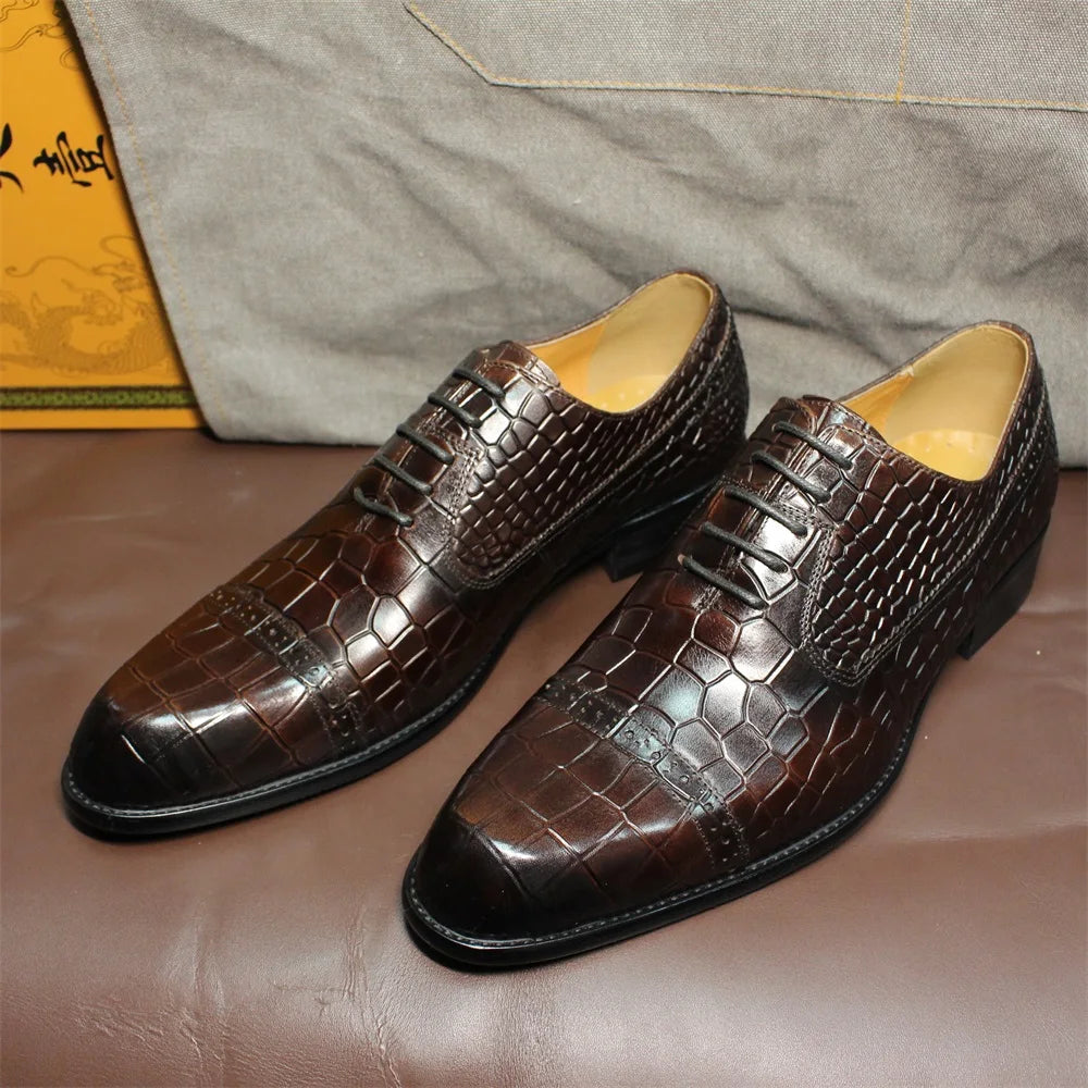 Double Buckle Monk Strap Leather Dress Shoes