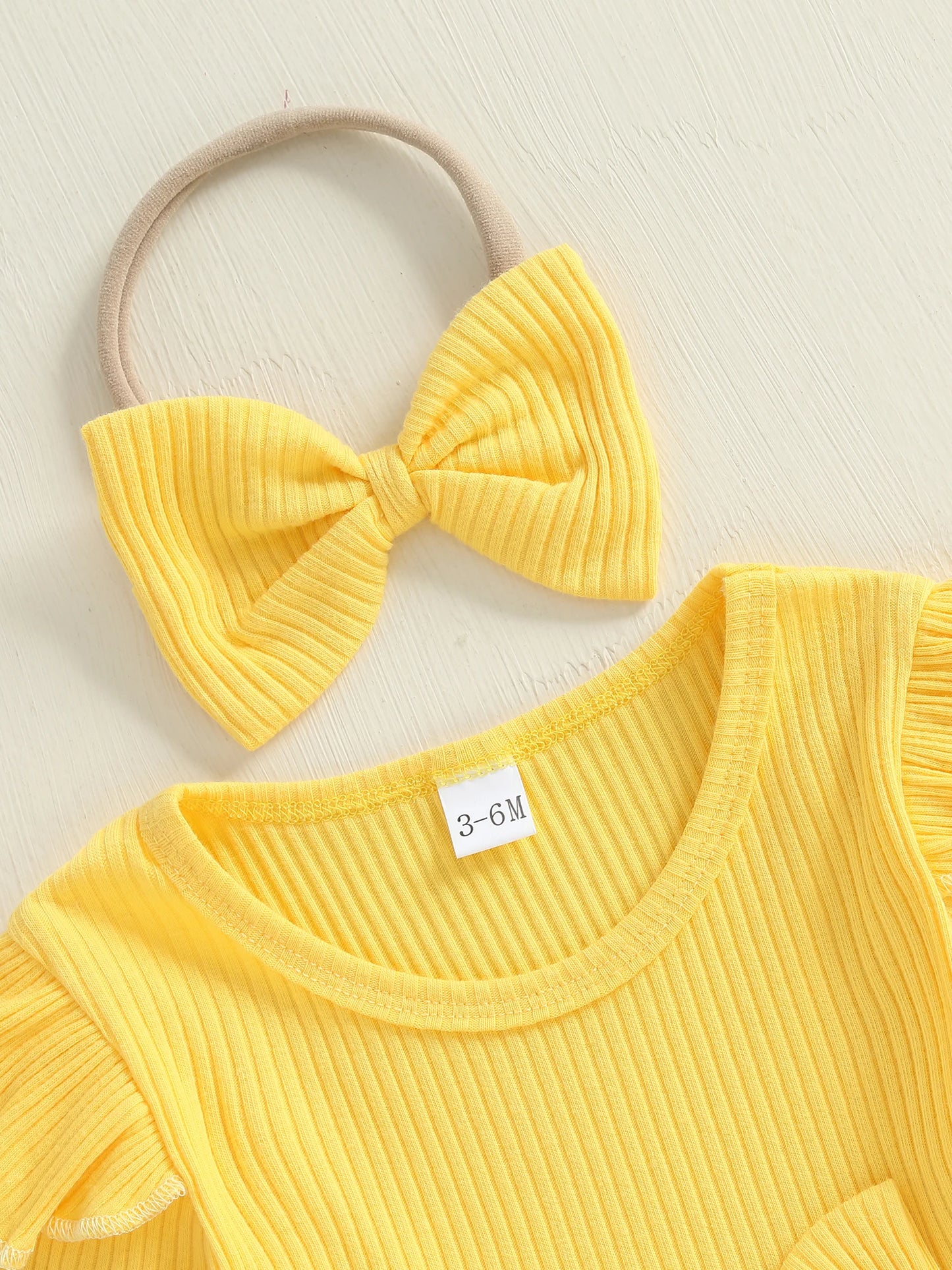 Lovely Baby Girls Fall Winter Dress - Sunflowers Print Tulle Dress with Headband (0-3Y)