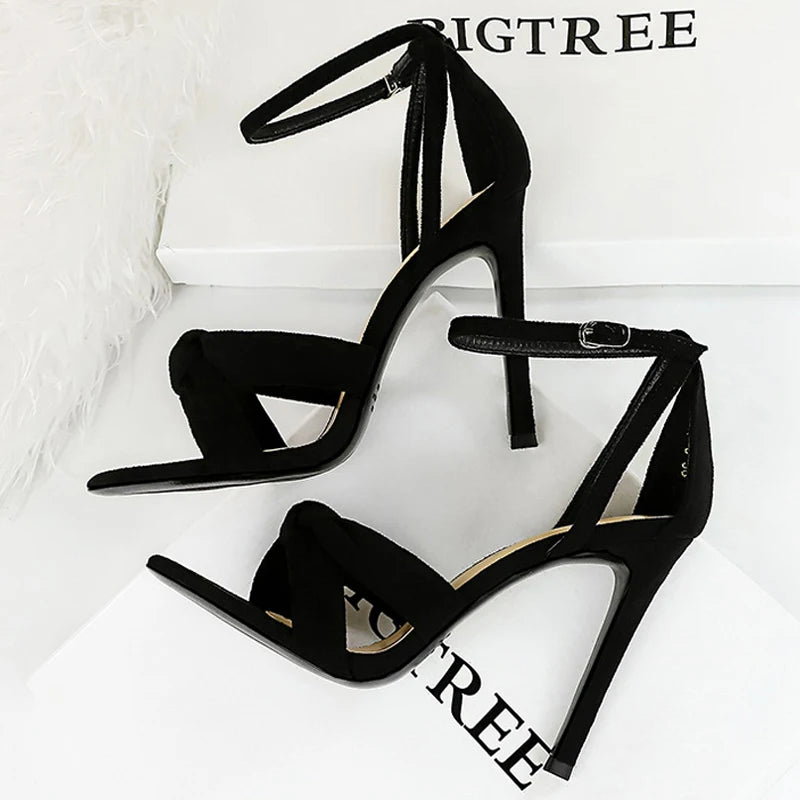 Women's Summer Stilettos Suede High Heels