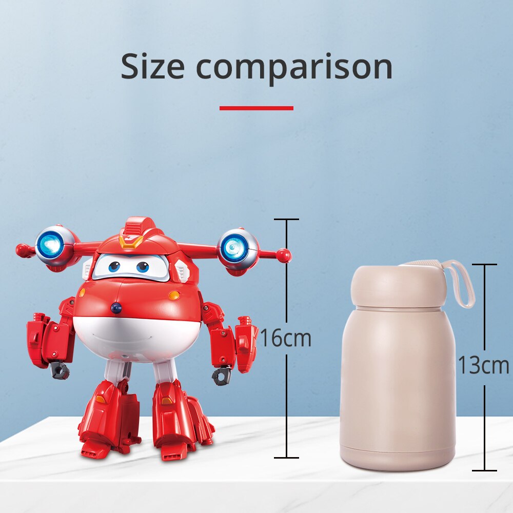 Children's Super Wings 6" Supercharged Deluxe Transforming Robot Toy