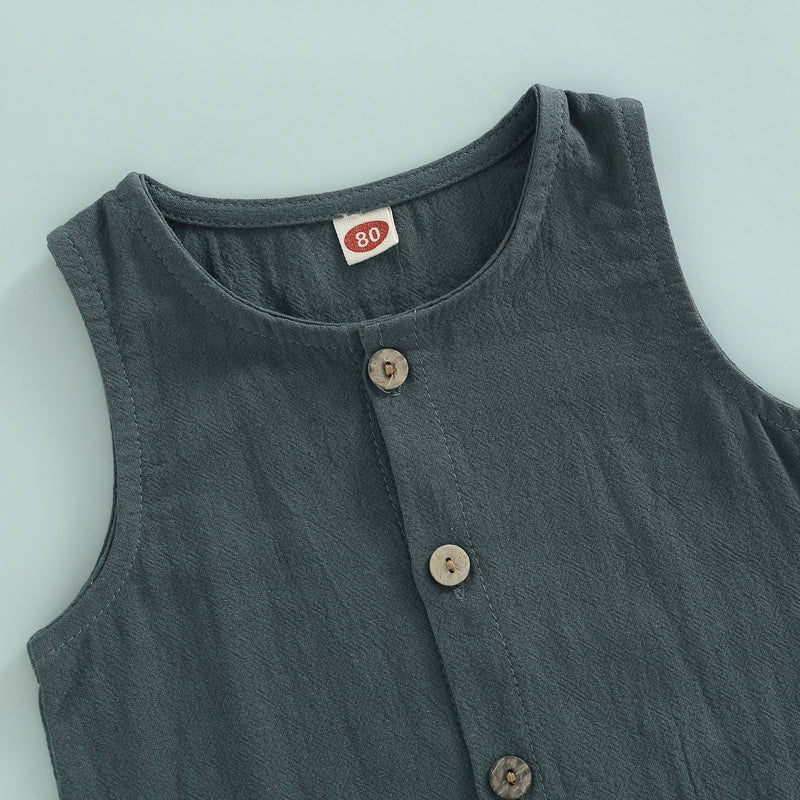 Toddler Baby Summer Romper with Pockets (0-24M)