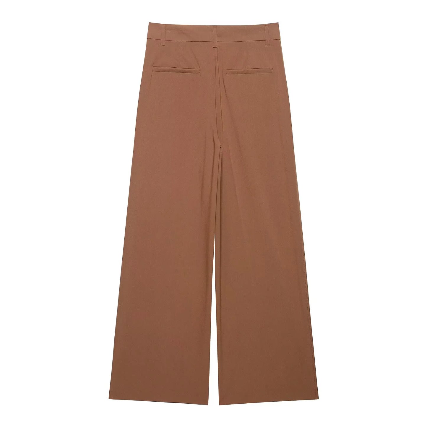 Women's Belt Suit Jacket High Waisted Pants Set