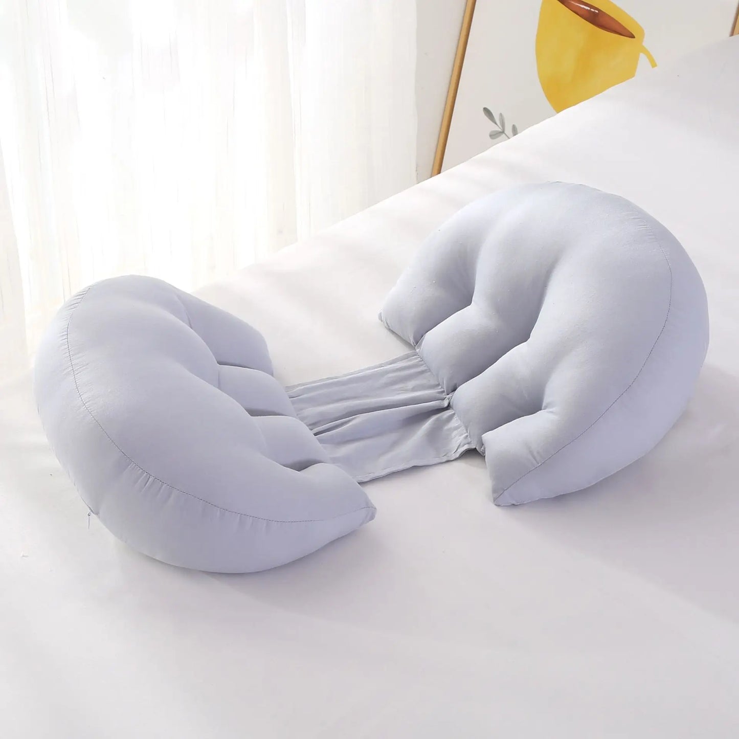 Pregnancy Lumbar Pillow - Ergonomic Maternity Sleeping & Nursing Support Cushion