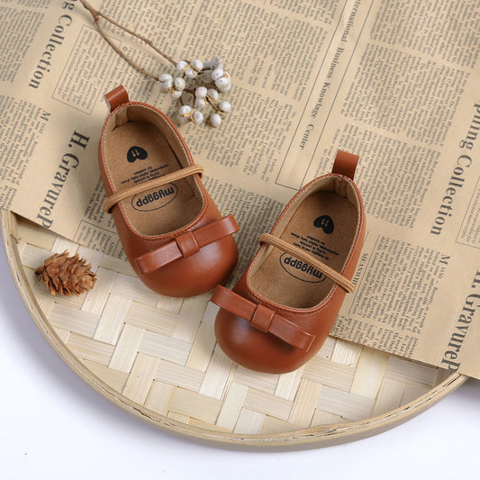 Baby Girls Bowknot Flat Shoes