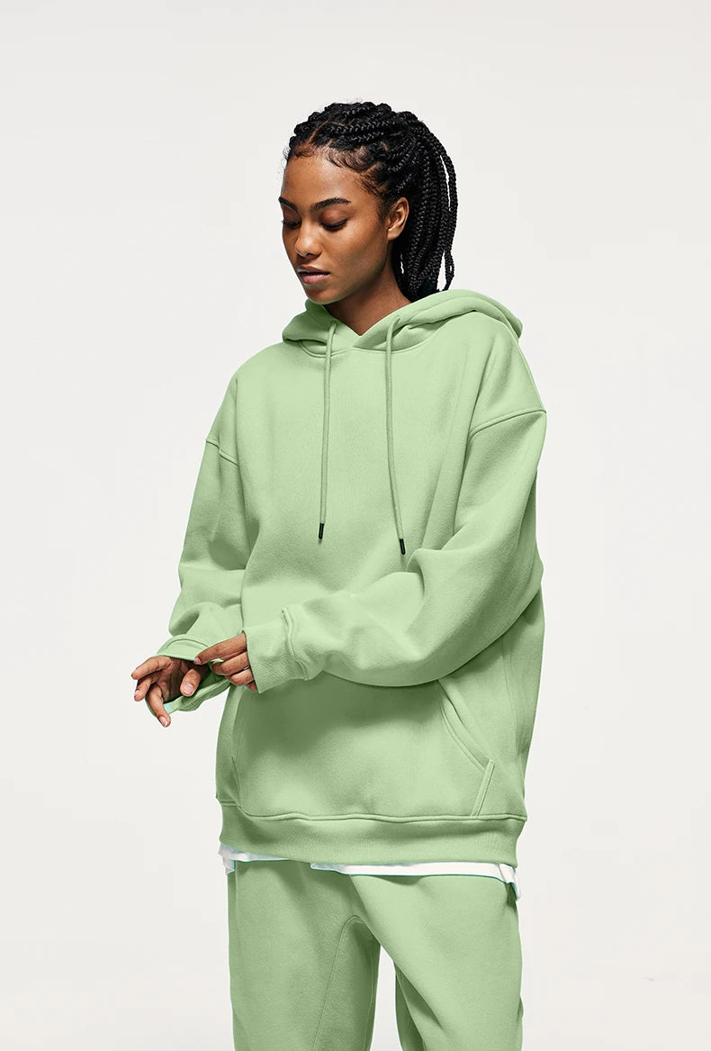Unisex 350G Fleece Velvet Warm Hoodie