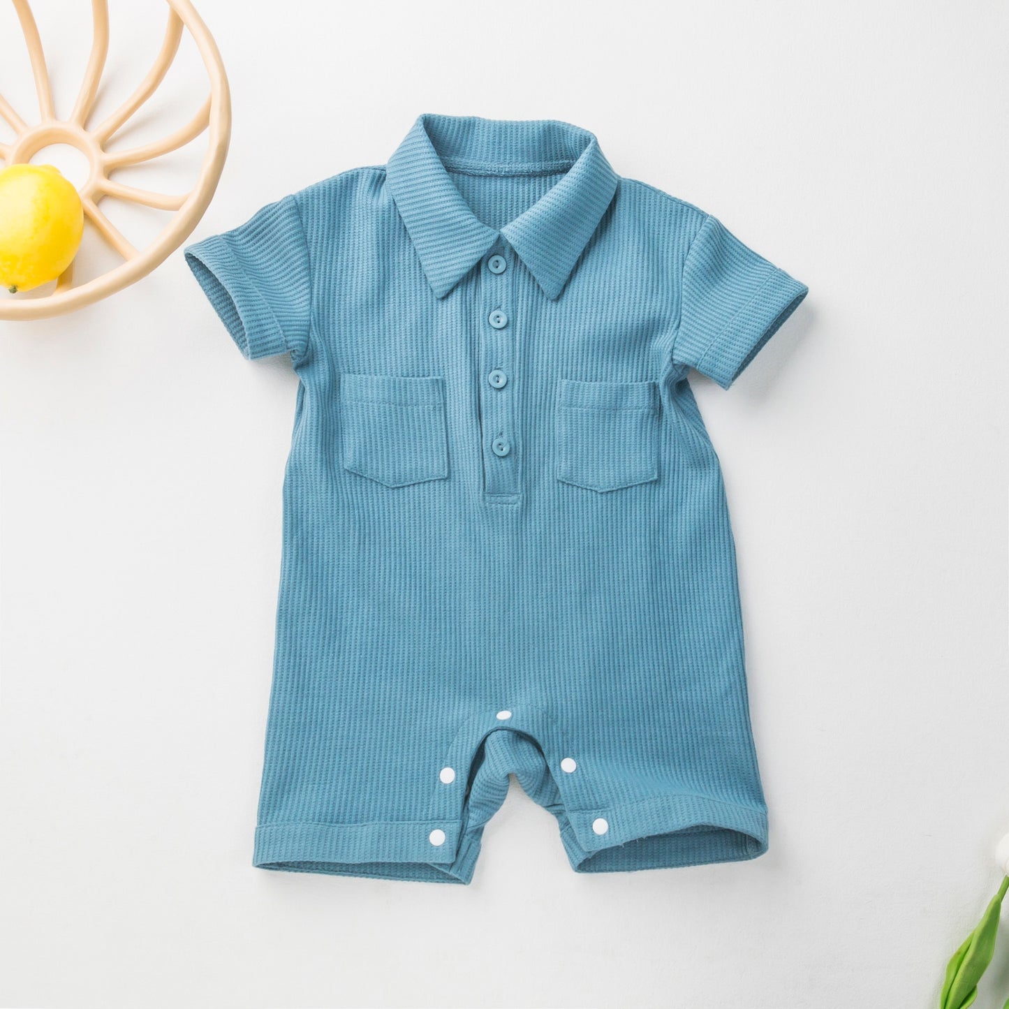 Baby Short Sleeve Bodysuit Jumpsuit