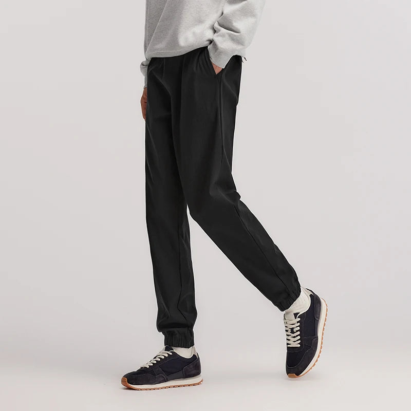 Men's Thickened Brushed Jogger Pants - Winter Athletic Casual Sportswear