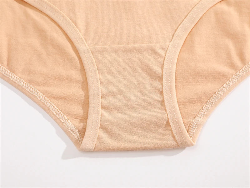 Women's 3Pcs Cotton Breathable Underwear Letter Belt Low Waist Briefs Stretch Comfortable Lingerie