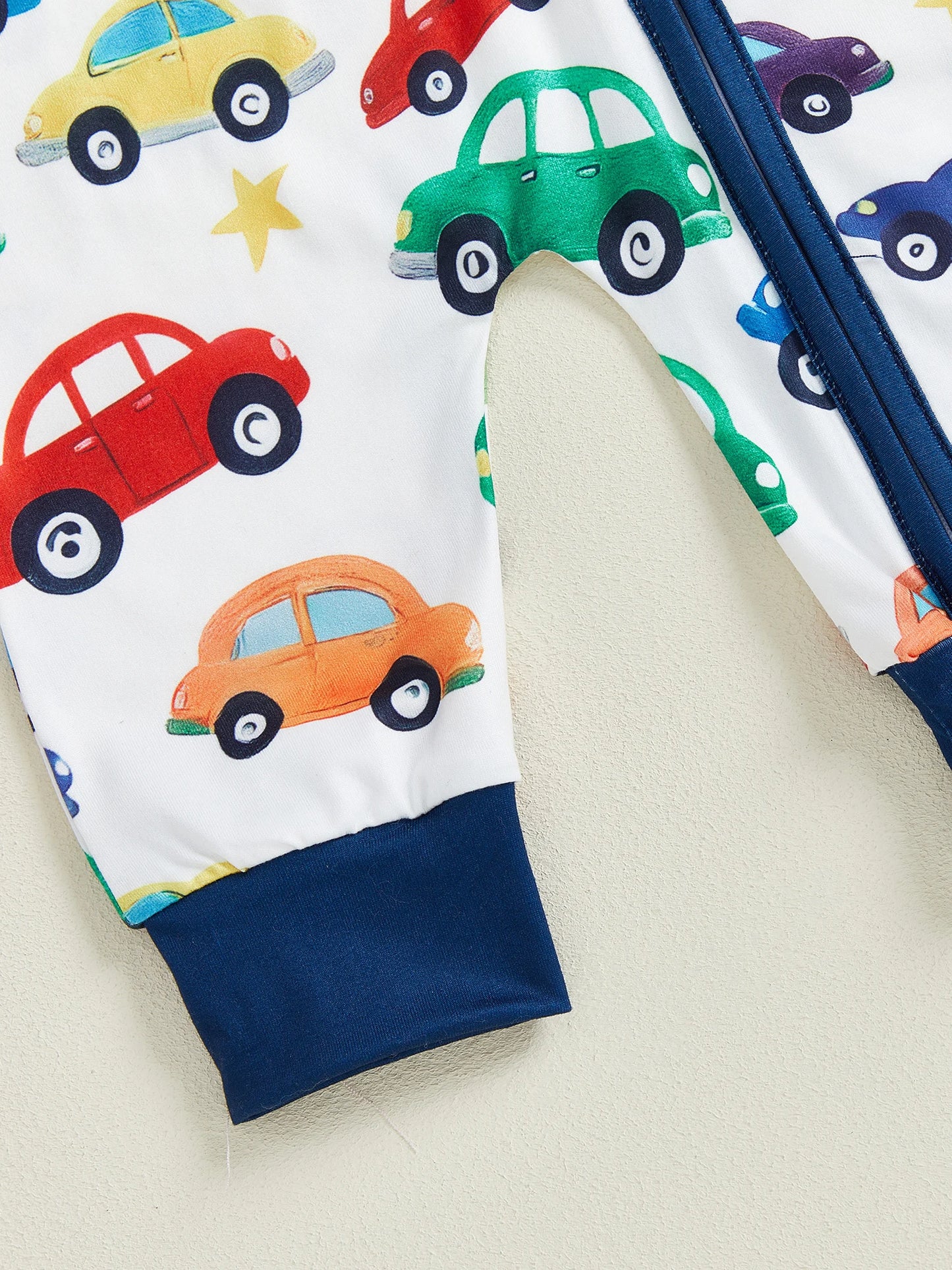 Baby Boys Car Print Zip-Up Romper (0-18M)