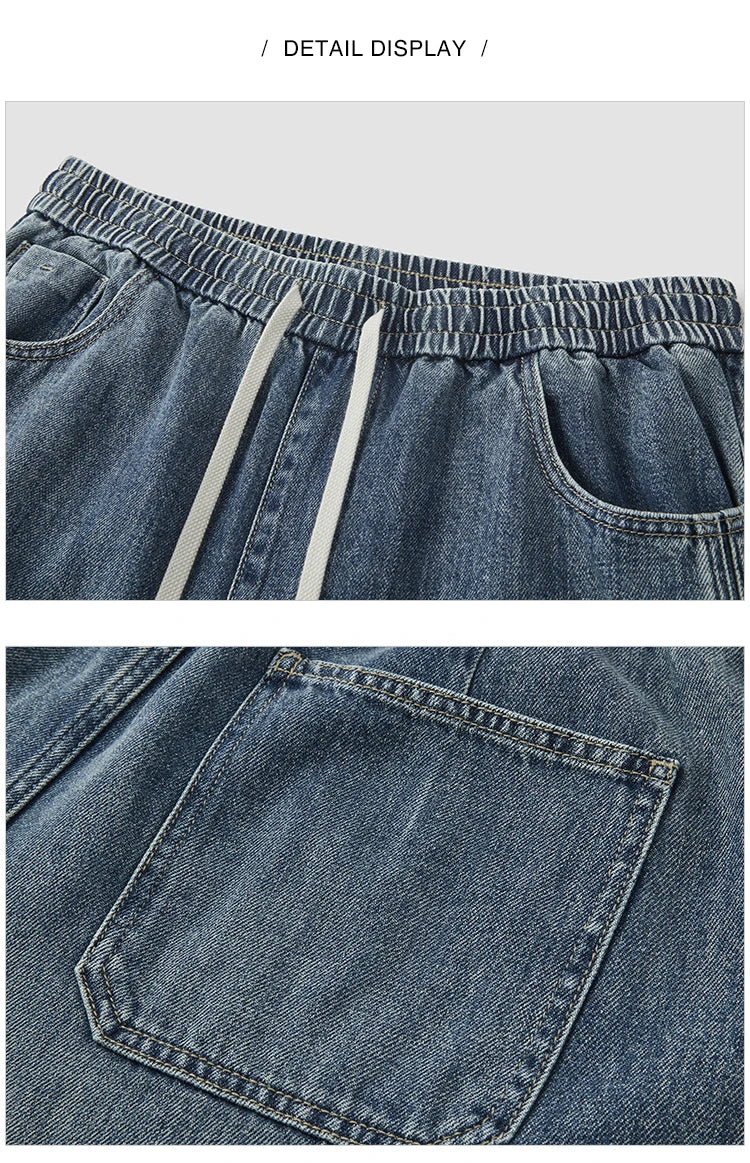 Retro Loose Straight Leg Jeans - Versatile Autumn Long Pants
