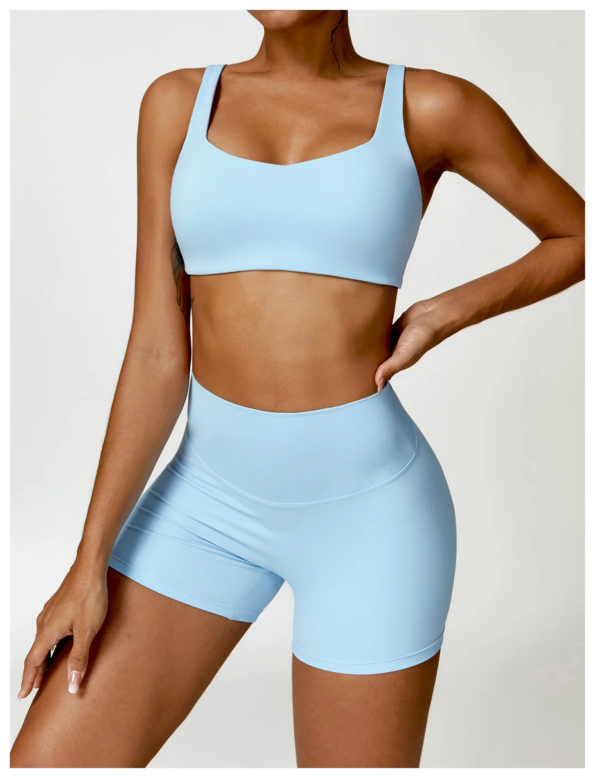 Women's Buttock Lift Scrunch Yoga Gym Leggings Cycling Slim Fit Workout  High Waist Sports Shorts