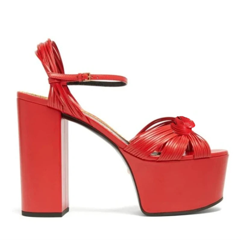 Women's 12/14cm High Heel Platform Sandals