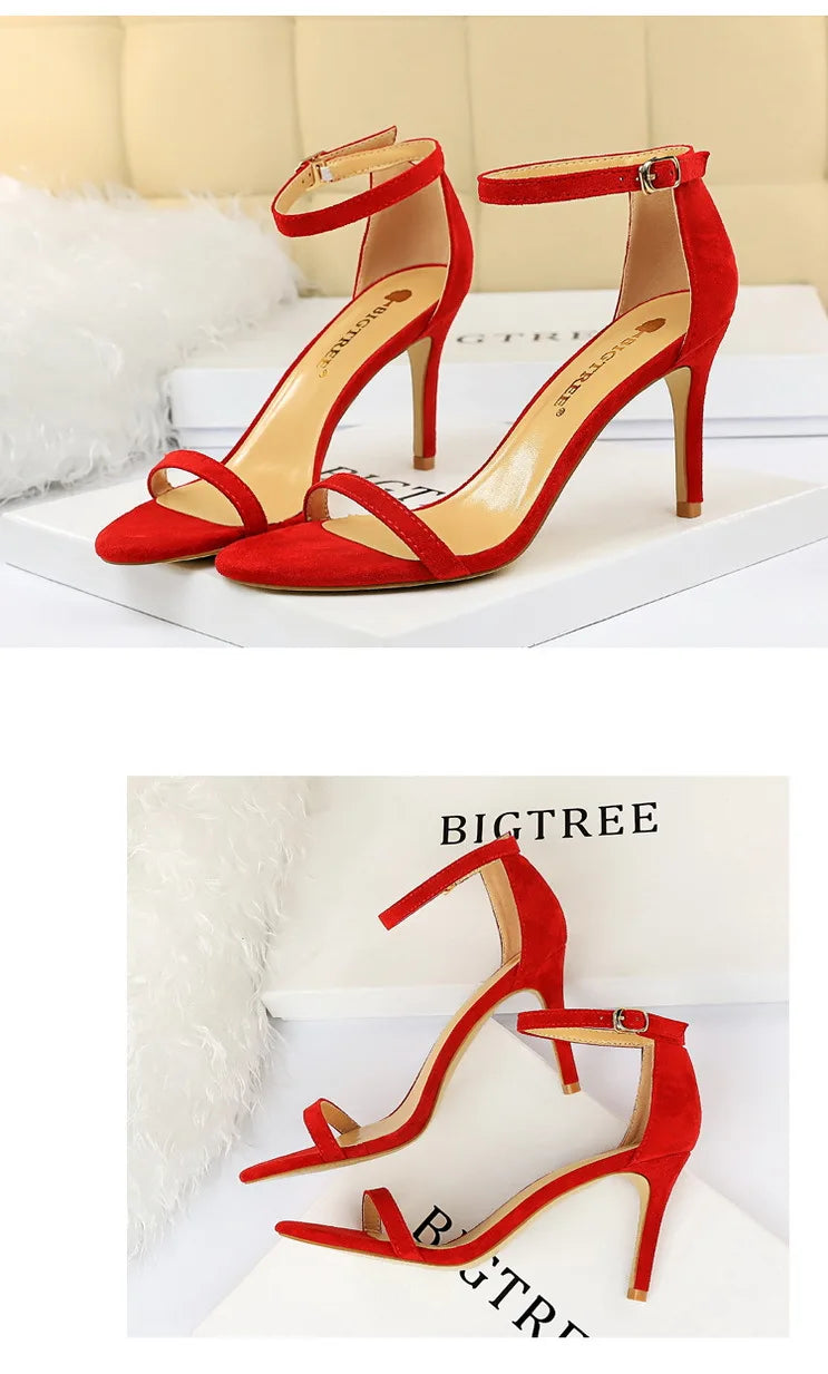 Women's Open Toe Summer High Heels Stiletto