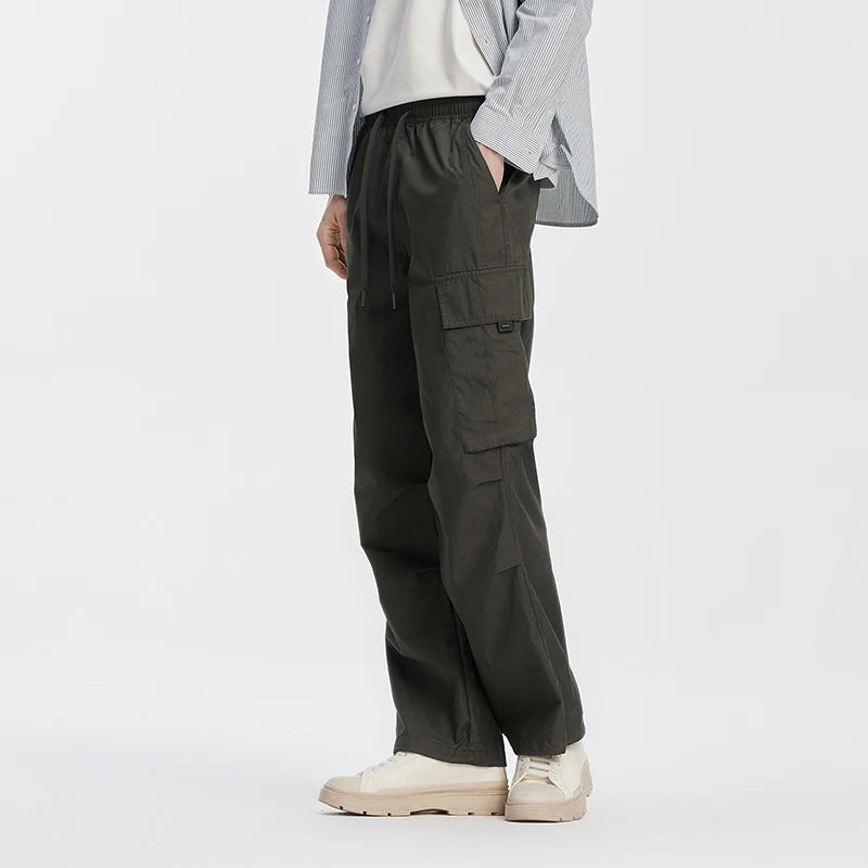 Loose Straight Leg Workwear Trousers - Outdoor Trendy Autumn Pants
