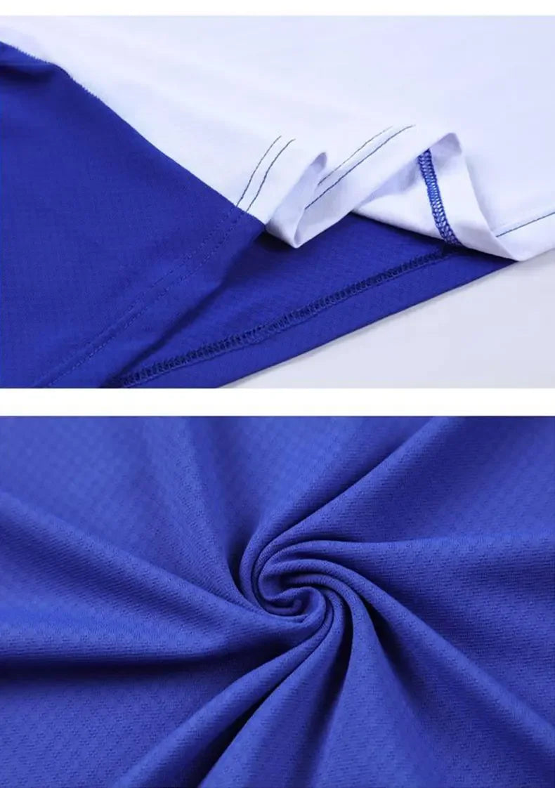 Men's Ice Silk Sweatshirt Elastic Wicking Breathable Tight High Quality Sport Short Sleeves T-shirt