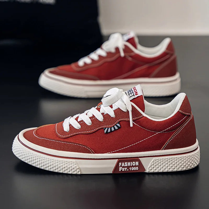 Canvas Skateboard Flat Shoes - Unisex Trainers Plus Size