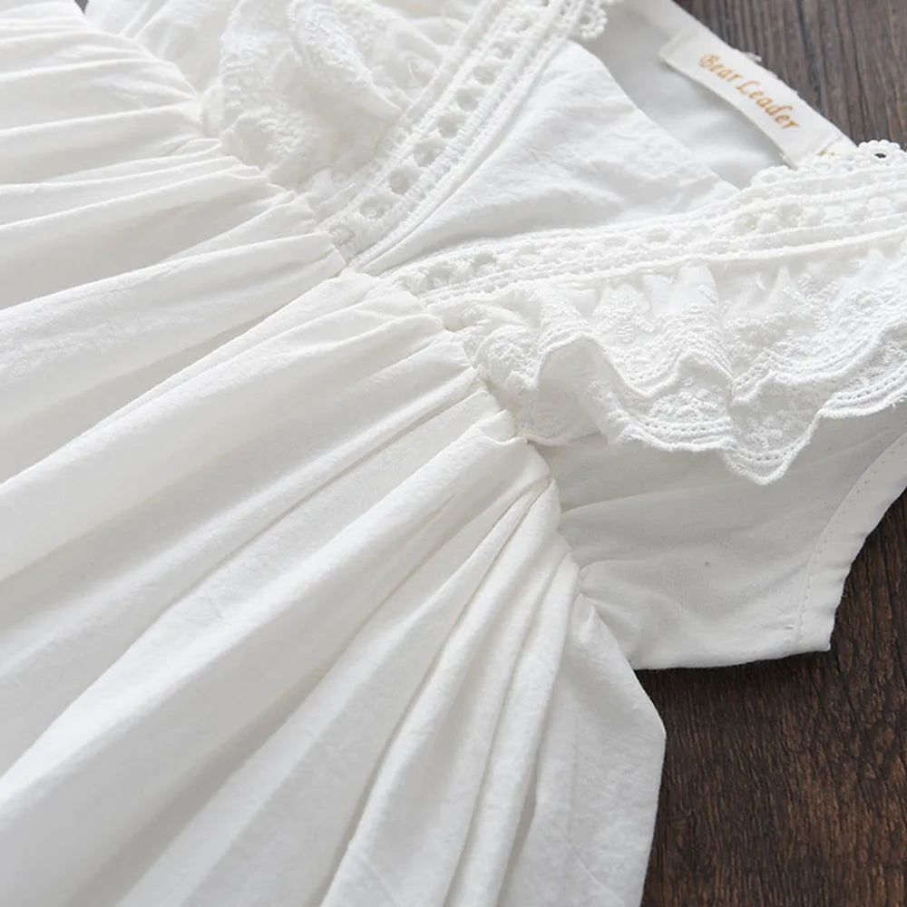 Kids Girls Summer Lace Dress