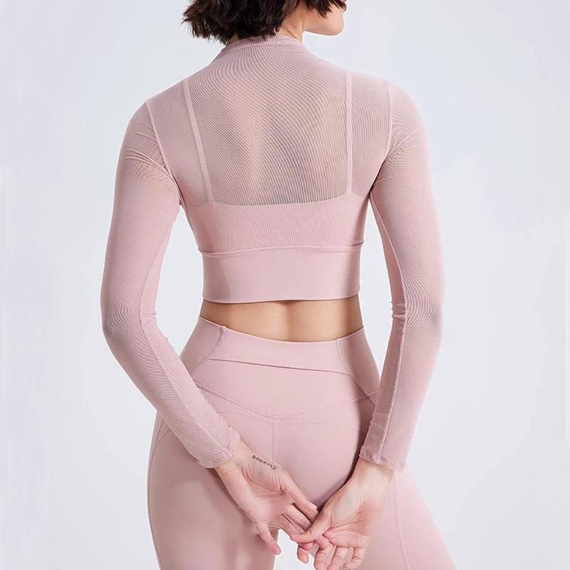 Women's Two Pieces Fitness Yoga Set - Gym Suit Super Stretch Breathable Running Sportswear Activewear Workout Set