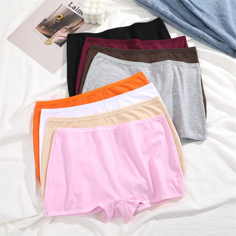Women's Cotton Seamless Boyshorts - Comfort Sports Underwear
