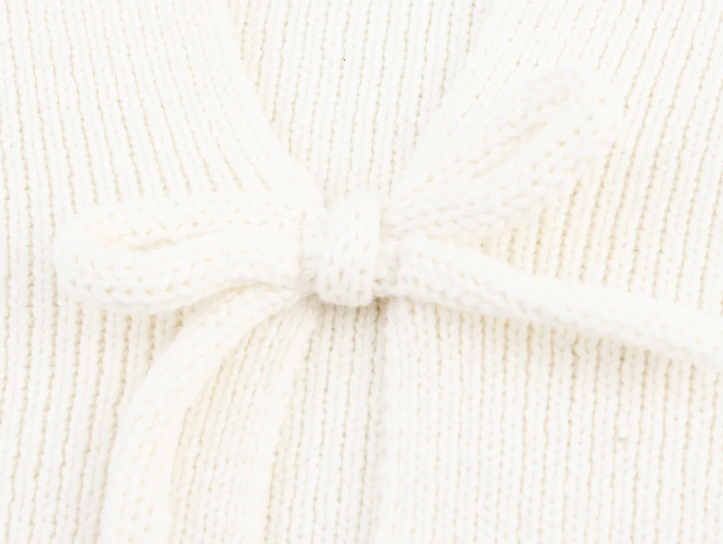 Women's Summer Bow Decoration Knitted Short Sleeved Round Neck Top T-shirt