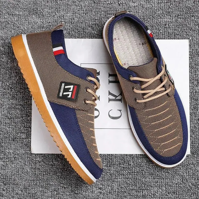 Men's Summer Casual Sports Shoes Lace Up Sneakers Breathable Soft Trainers