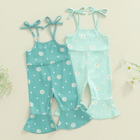 Baby Girls Autumn Winter Jumpsuit - Thick Knit Sleeveless Romper
