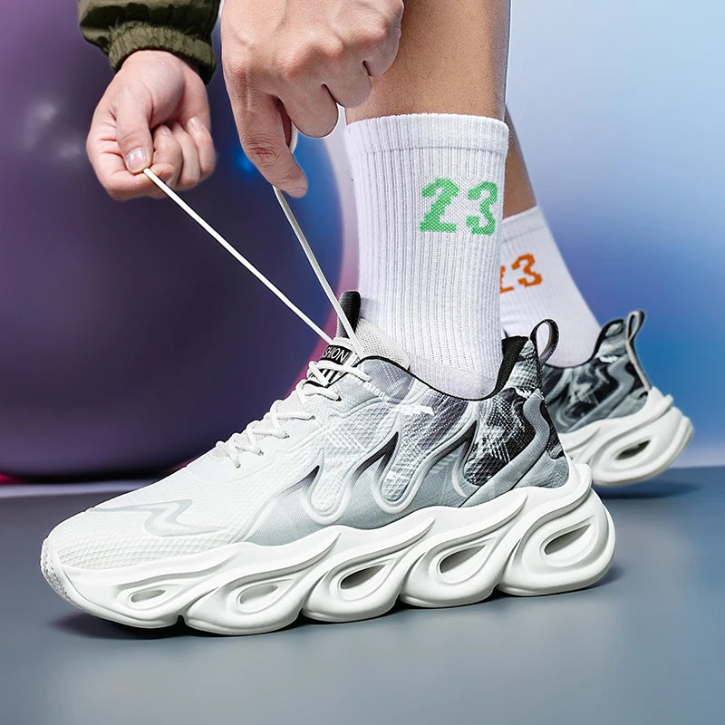 Breathable Sports Shoes for Men - Summer Casual Sneakers
