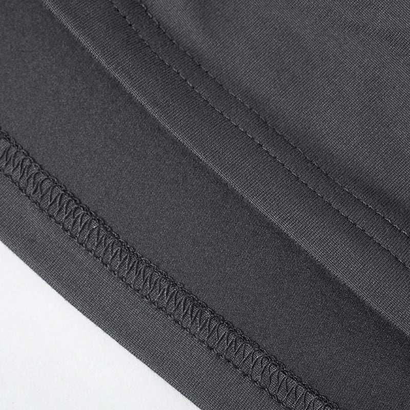 Women's Drawstring Ruched Mini Dress Outfit Long Sleeve Bodycon Dress