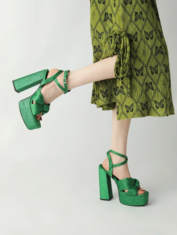 Women's 12/14cm High Heel Platform Sandals