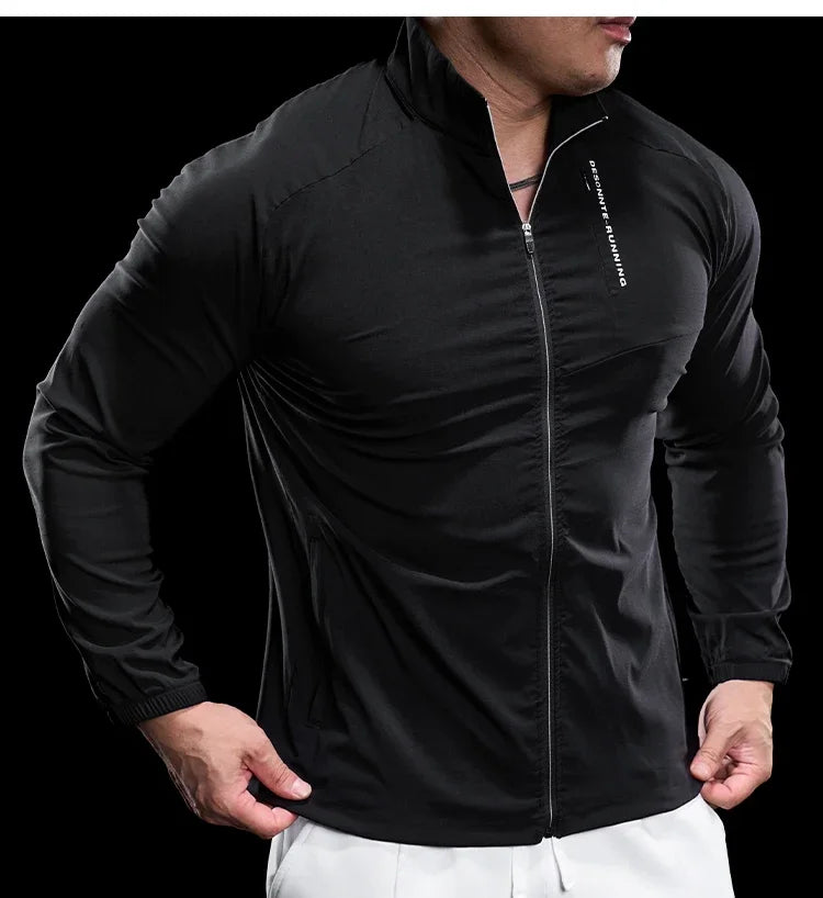 Men's Thicker Pullover Zipper Pullover Run Outdoor Turtleneck Sweatshirt