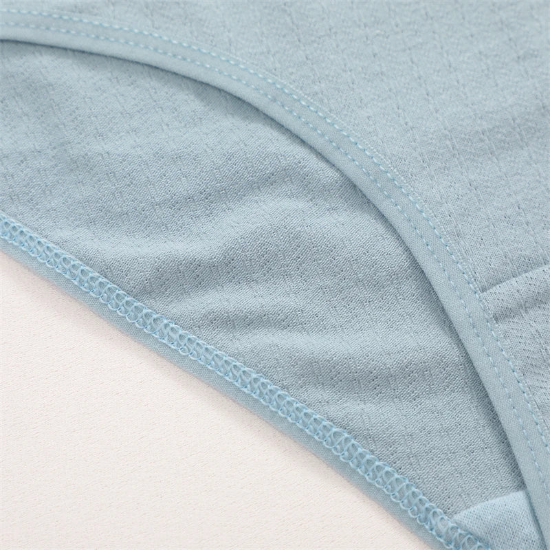 3-Pack Cotton Low-Waist Briefs for Women - Comfortable Breathable Underwear