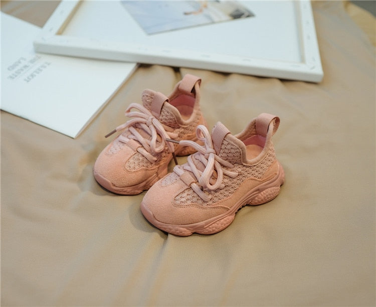 Children's Unisex Mesh Breathable Sneakers Shoes 21-30