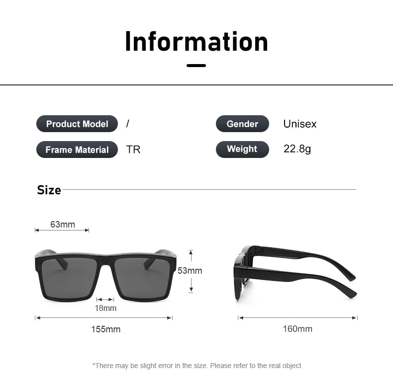 Polarized Sunglasses - Large Frame UV400 Cycling & Driving Eyewear