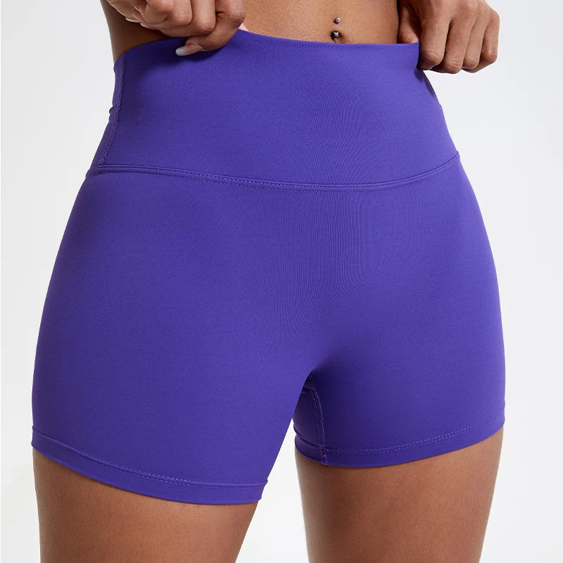 Women's Running Sports Buttock Lift Gym Leggings Cycling Slim Fit Workout High Waist Yoga Shorts
