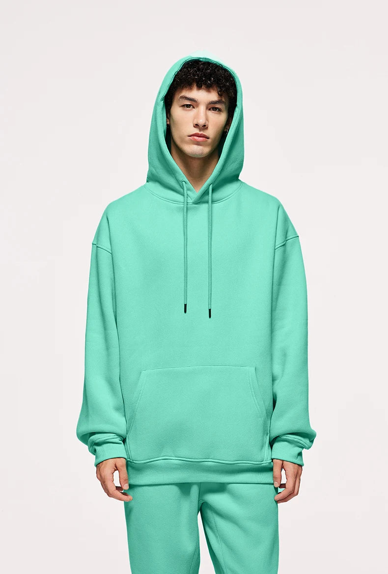 Unisex 350G Fleece Velvet Warm Hoodie