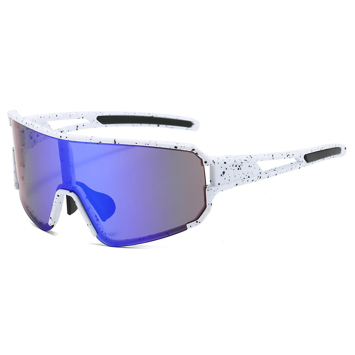 Men's Oversized Sports Goggle Punk Mirror Outdoor Fishing Sunglasses Trendy Windproof Anti-UV Cycling Shades