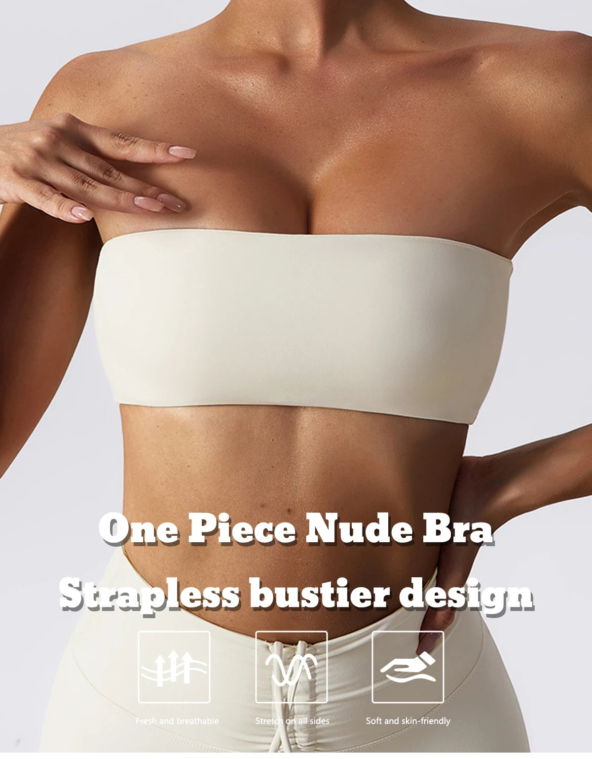 Women's Casual Sports Bra Gym Breathable Training Yoga Clothes Tube Top Fitness Workout Tank Top
