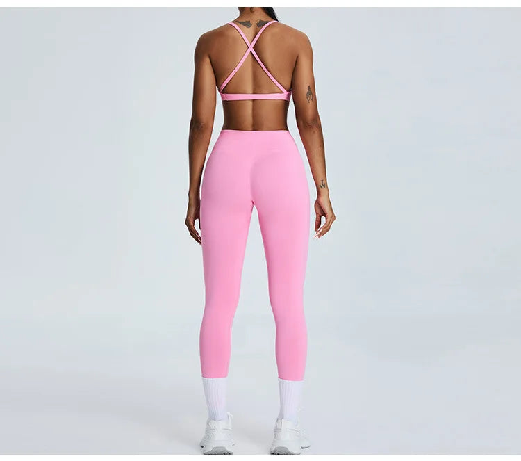 Women's High Waist Yoga Pants Fitness Running Tights Push Up Sports Gym Workout Leggings