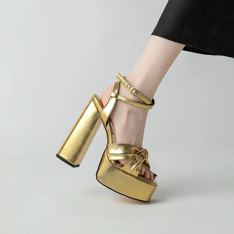 Women's 12/14cm High Heel Platform Sandals