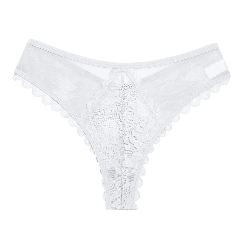 Lace Thong Panties - Sexy Low Waist G-String Underwear