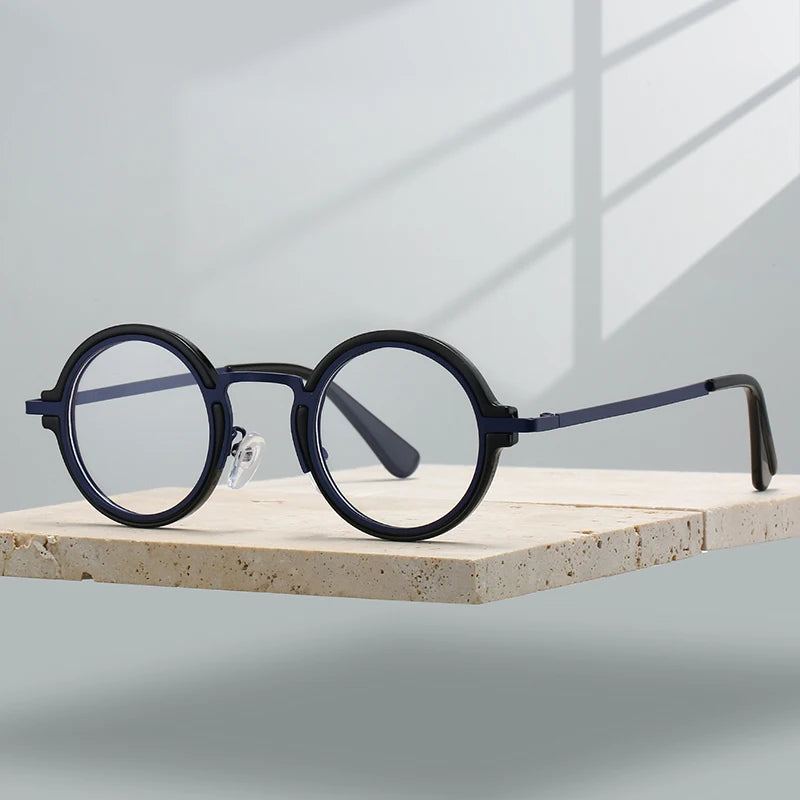Punk Round Glasses - Blue Light Blocking Eyewear for Men & Women