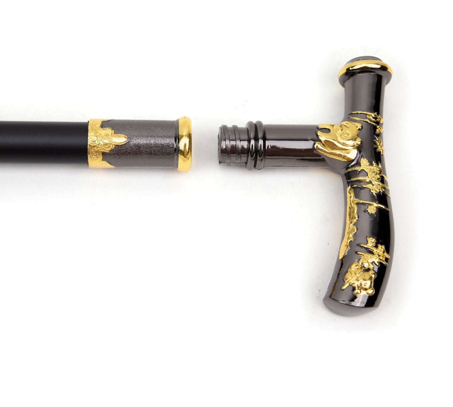 Elegant Compass Walking Cane - Decorative Gentleman's Walking Stick 93cm