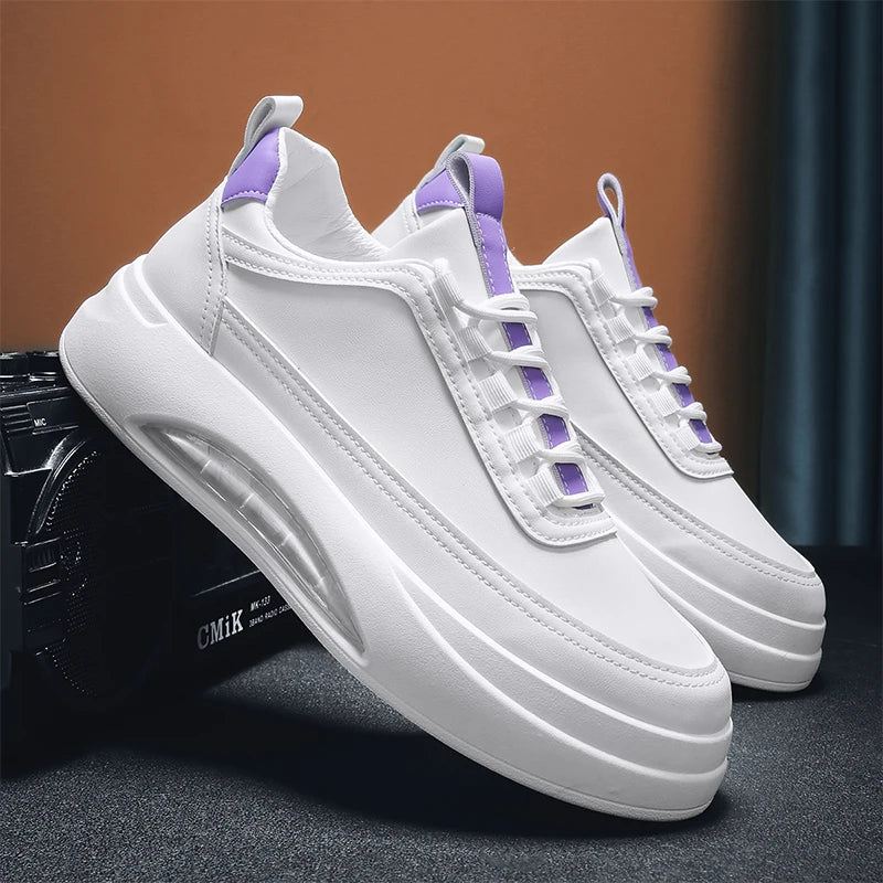 Men's Air Cushion Vulcanized Skateboard Sports Trainers Outdoor Casual Sneakers