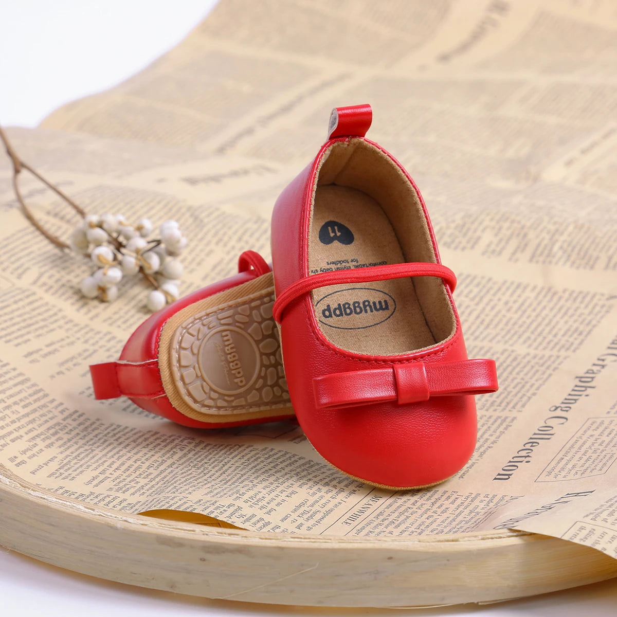 Baby Girls Bowknot Flat Shoes